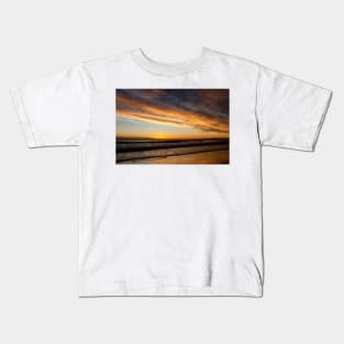 December sunrise over the North Sea Kids T-Shirt